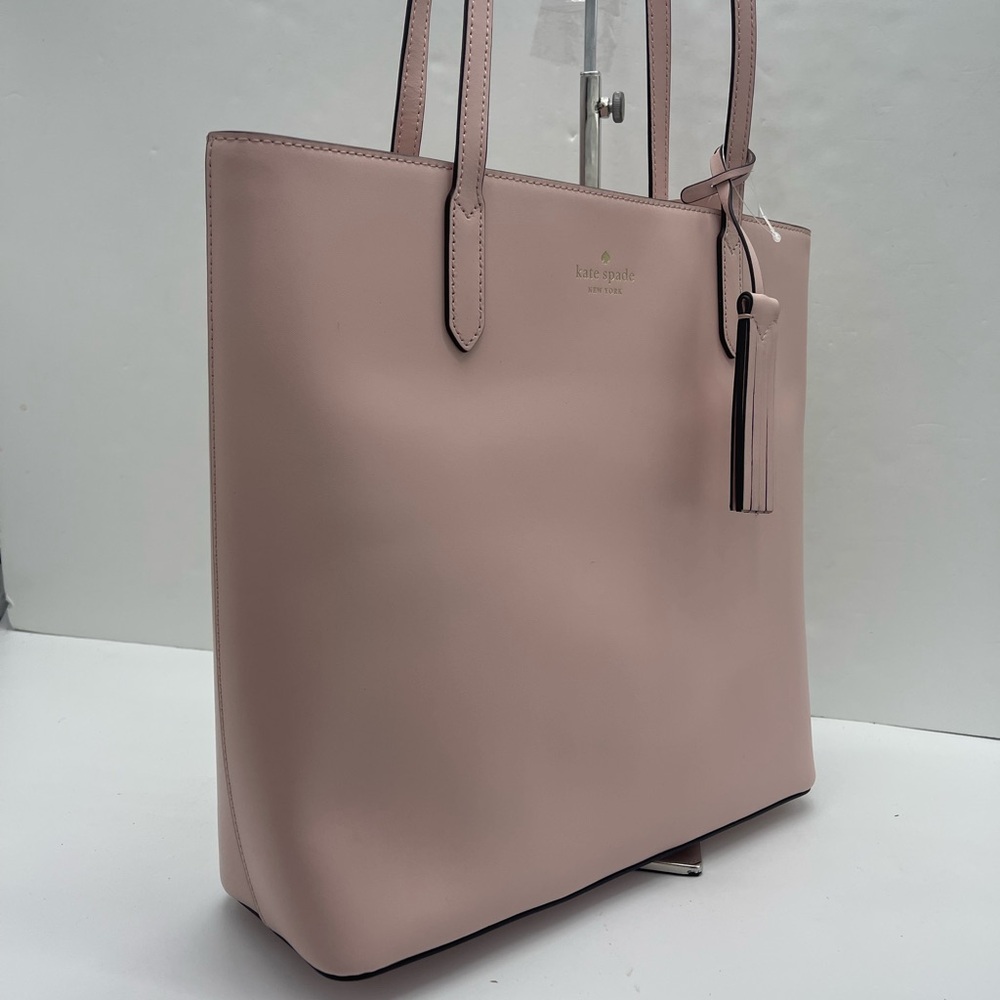 Kate Spade NEW YORK Jana Rose Smoke Large Tote Shoulder Bag 
NWT - Picture 3 of 16